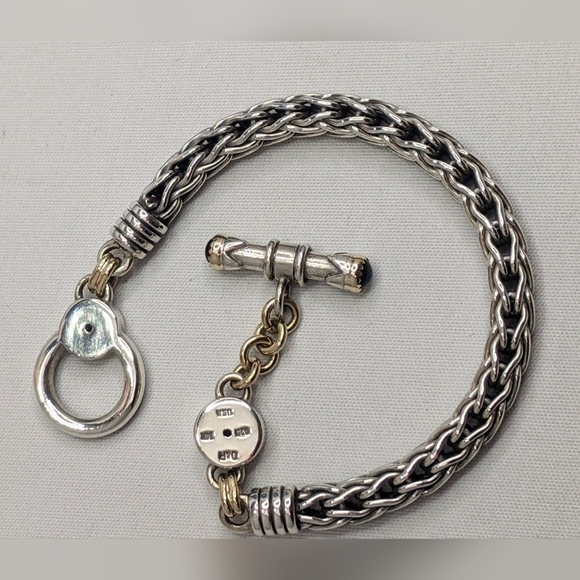 Sterling 14k David and Ronnie Bracelet - Picture 3 of 7